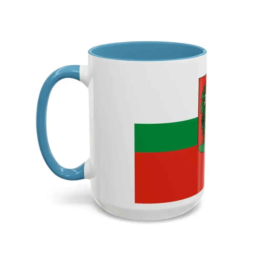 Flag of Lublin Poland - Accent Coffee Mug - Go Mug Yourself