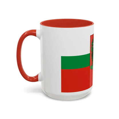 Flag of Lublin Poland - Accent Coffee Mug - Go Mug Yourself