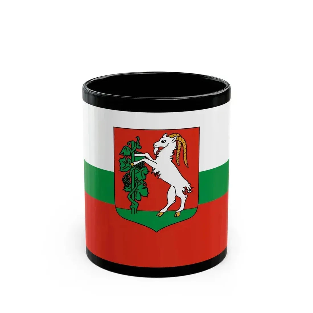 Flag of Lublin Poland - Black Coffee Mug 11oz - Go Mug Yourself