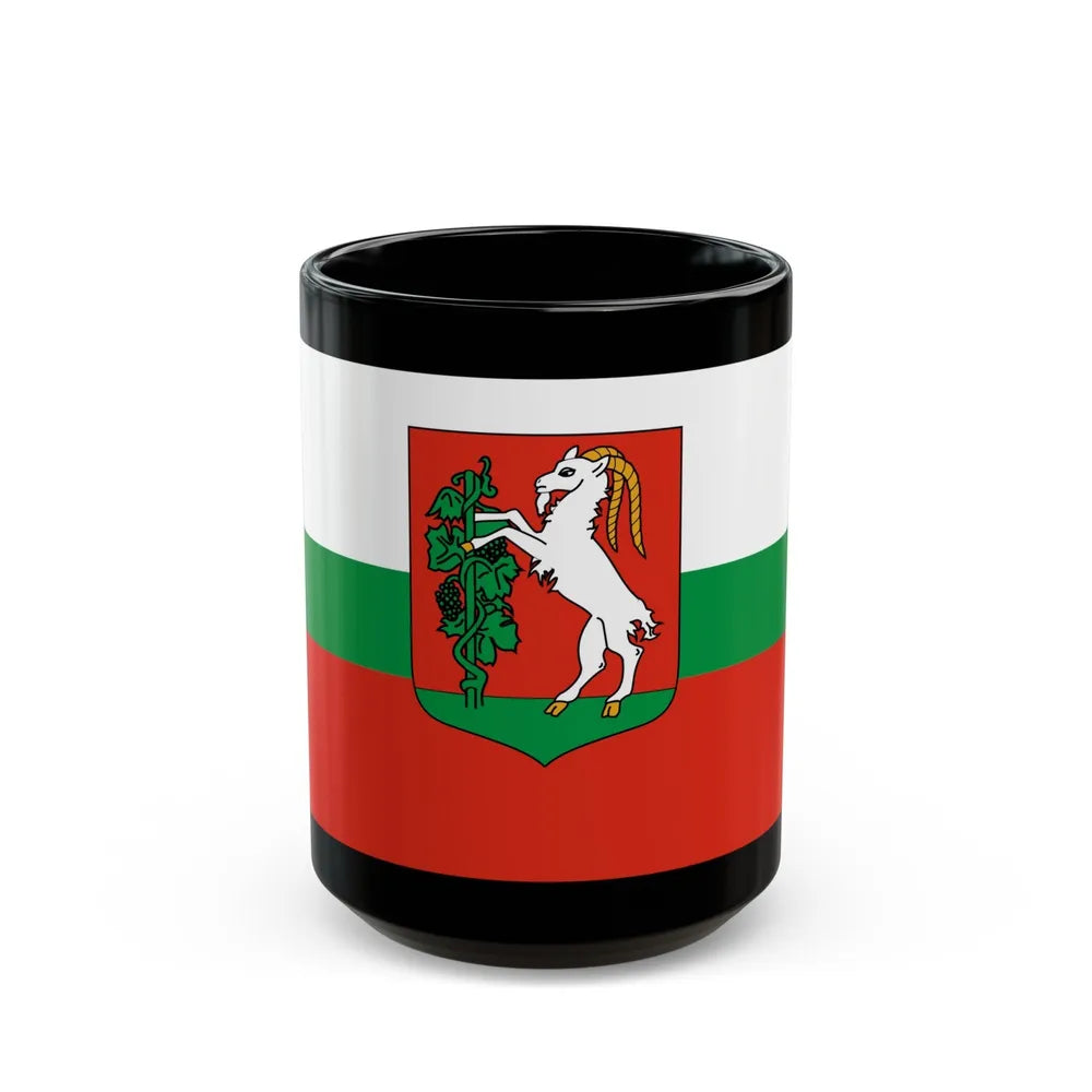 Flag of Lublin Poland - Black Coffee Mug-15oz-Go Mug Yourself