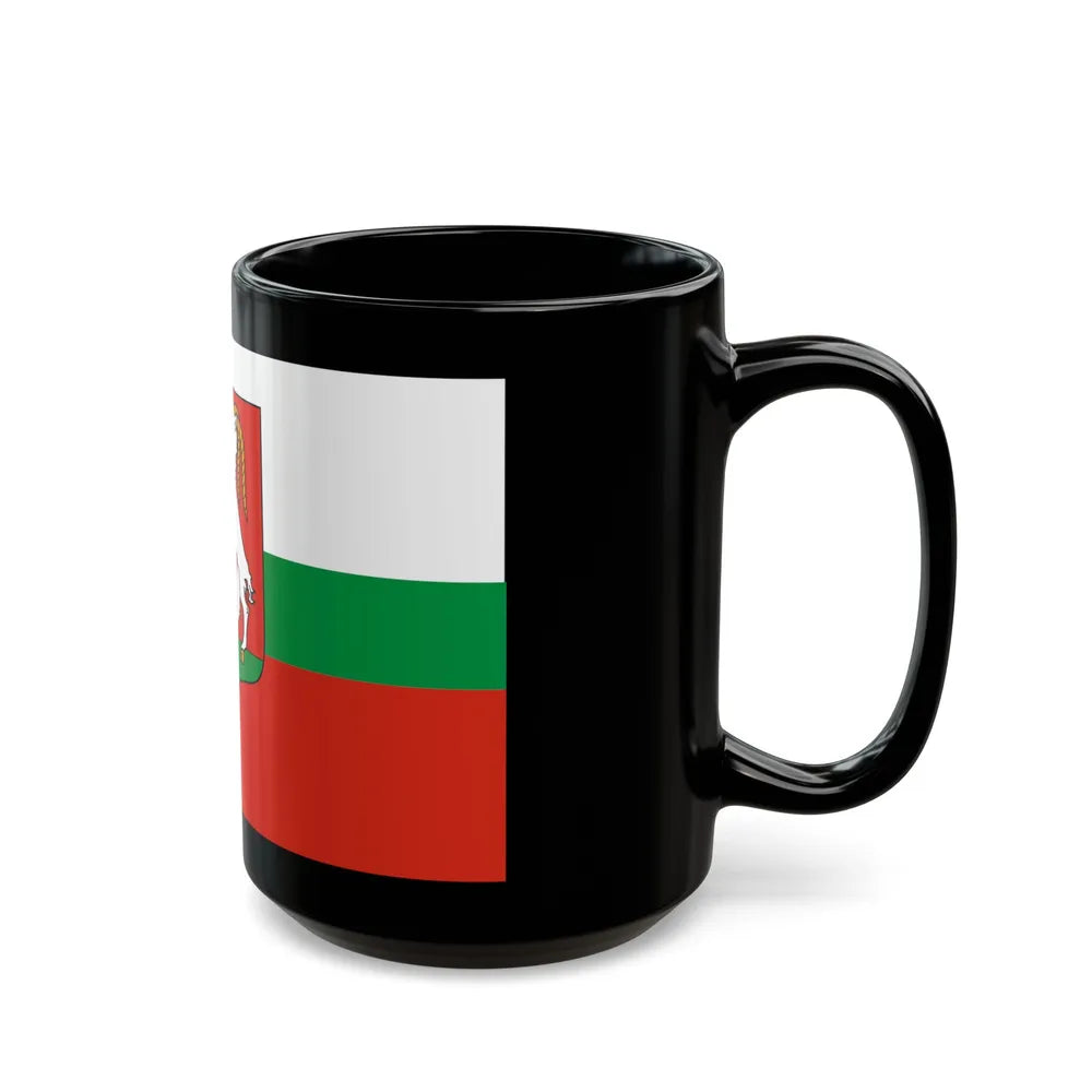 Flag of Lublin Poland - Black Coffee Mug-Go Mug Yourself