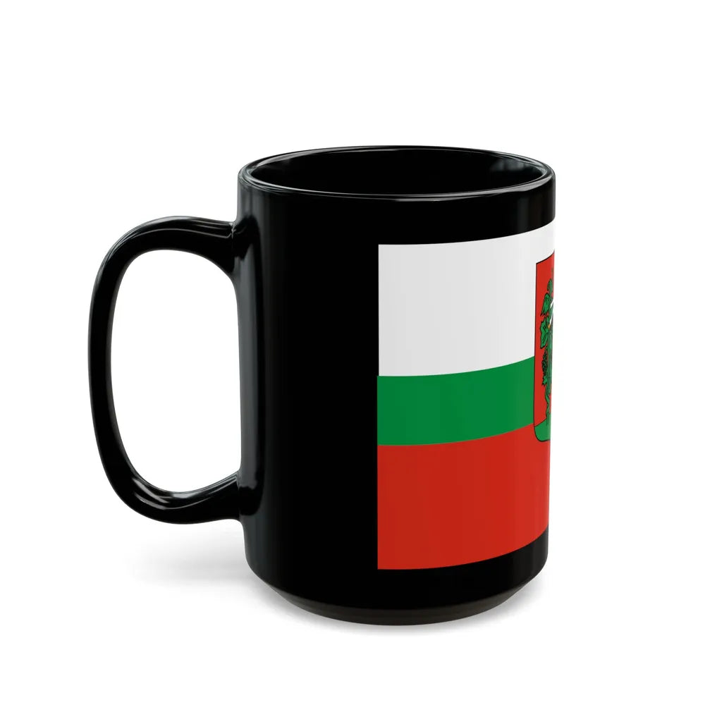 Flag of Lublin Poland - Black Coffee Mug-Go Mug Yourself