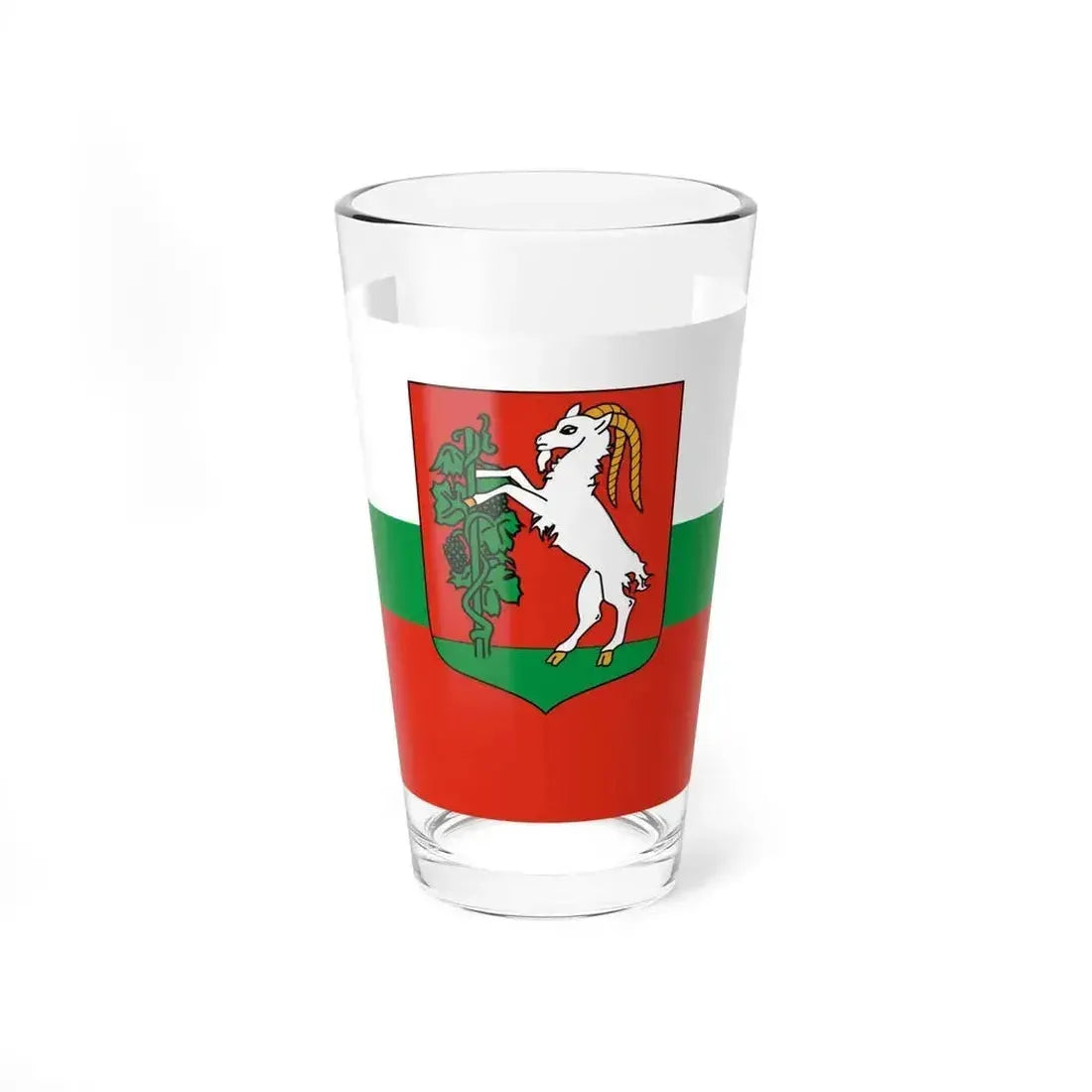 Flag of Lublin Poland - Pint Glass 16oz 16oz - Go Mug Yourself
