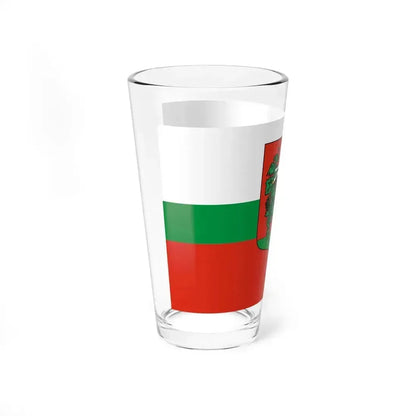Flag of Lublin Poland - Pint Glass 16oz - Go Mug Yourself