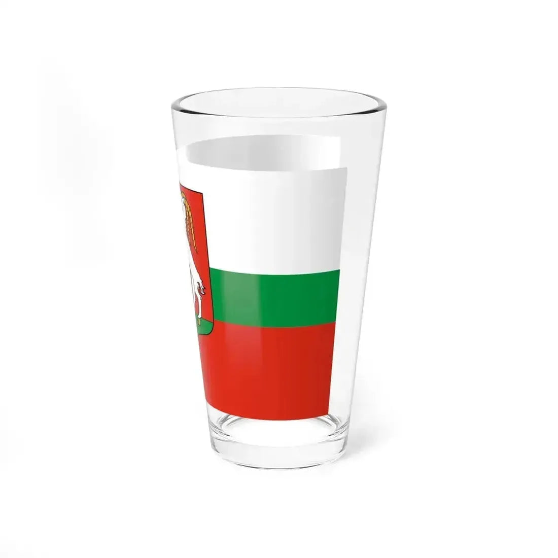 Flag of Lublin Poland - Pint Glass 16oz - Go Mug Yourself