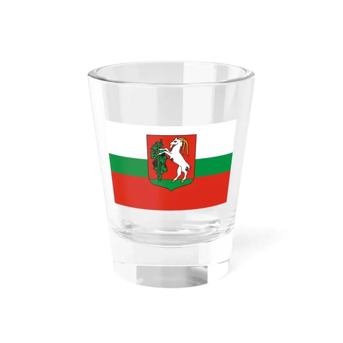 Flag of Lublin Poland - Shot Glass 1.5oz 1.5oz - Go Mug Yourself
