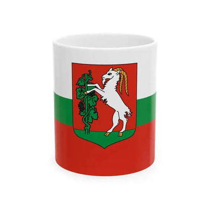 Flag of Lublin Poland - White Coffee Mug 11oz - Go Mug Yourself