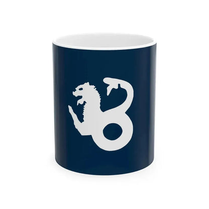 Flag of Lucania (Italy) White Coffee Mug 11oz - Go Mug Yourself