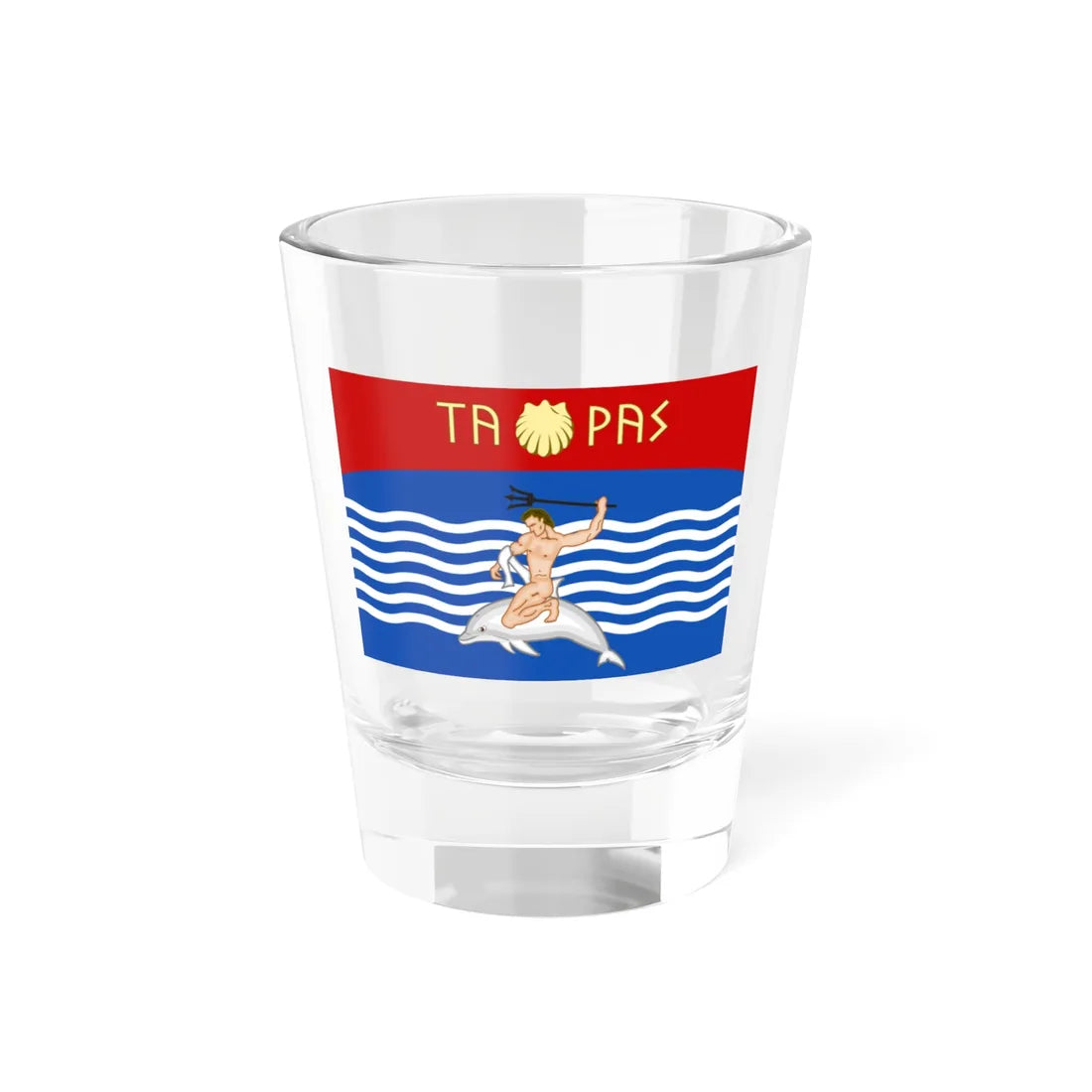 Flag of Lucanian Taranto (Italy) Shot Glass 1.5oz 1.5oz - Go Mug Yourself