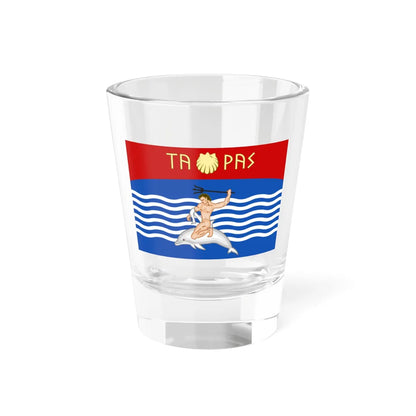 Flag of Lucanian Taranto (Italy) Shot Glass 1.5oz 1.5oz - Go Mug Yourself