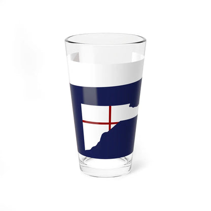 Flag of Lucas County Ohio (United States) Pint Glass 16oz 16oz - Go Mug Yourself