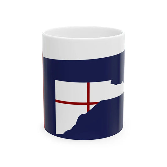 Flag of Lucas County Ohio (United States) White Coffee Mug 11oz - Go Mug Yourself