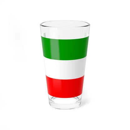 Flag of Lucca 1799-1801 (Italy) Pint Glass 16oz 16oz - Go Mug Yourself