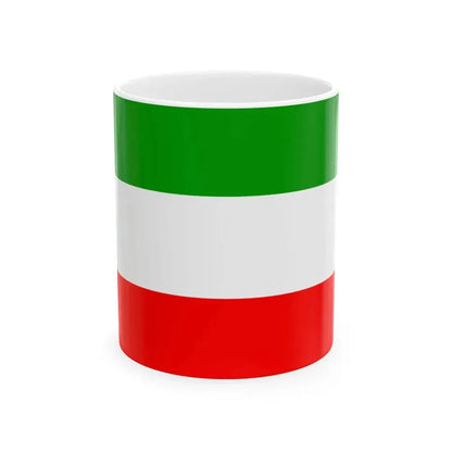 Flag of Lucca 1799-1801 (Italy) White Coffee Mug 11oz - Go Mug Yourself