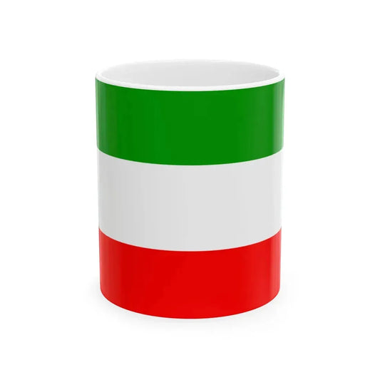 Flag of Lucca 1799-1801 (Italy) White Coffee Mug 11oz - Go Mug Yourself