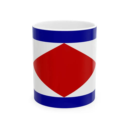 Flag of Lucca 1801-1805 (Italy) White Coffee Mug 11oz - Go Mug Yourself