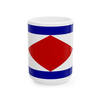 Flag of Lucca 1801-1805 (Italy) White Coffee Mug 15oz - Go Mug Yourself