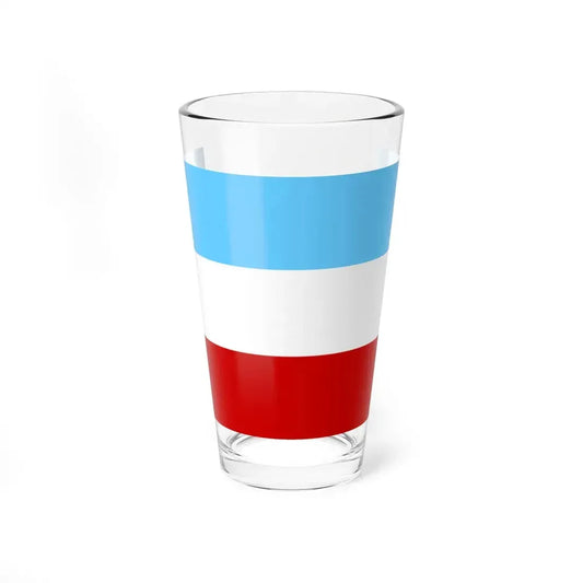 Flag of Lucca 1805-1809 (Italy) Pint Glass 16oz 16oz - Go Mug Yourself