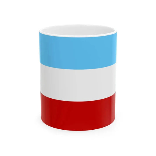 Flag of Lucca 1805-1809 (Italy) White Coffee Mug 11oz - Go Mug Yourself
