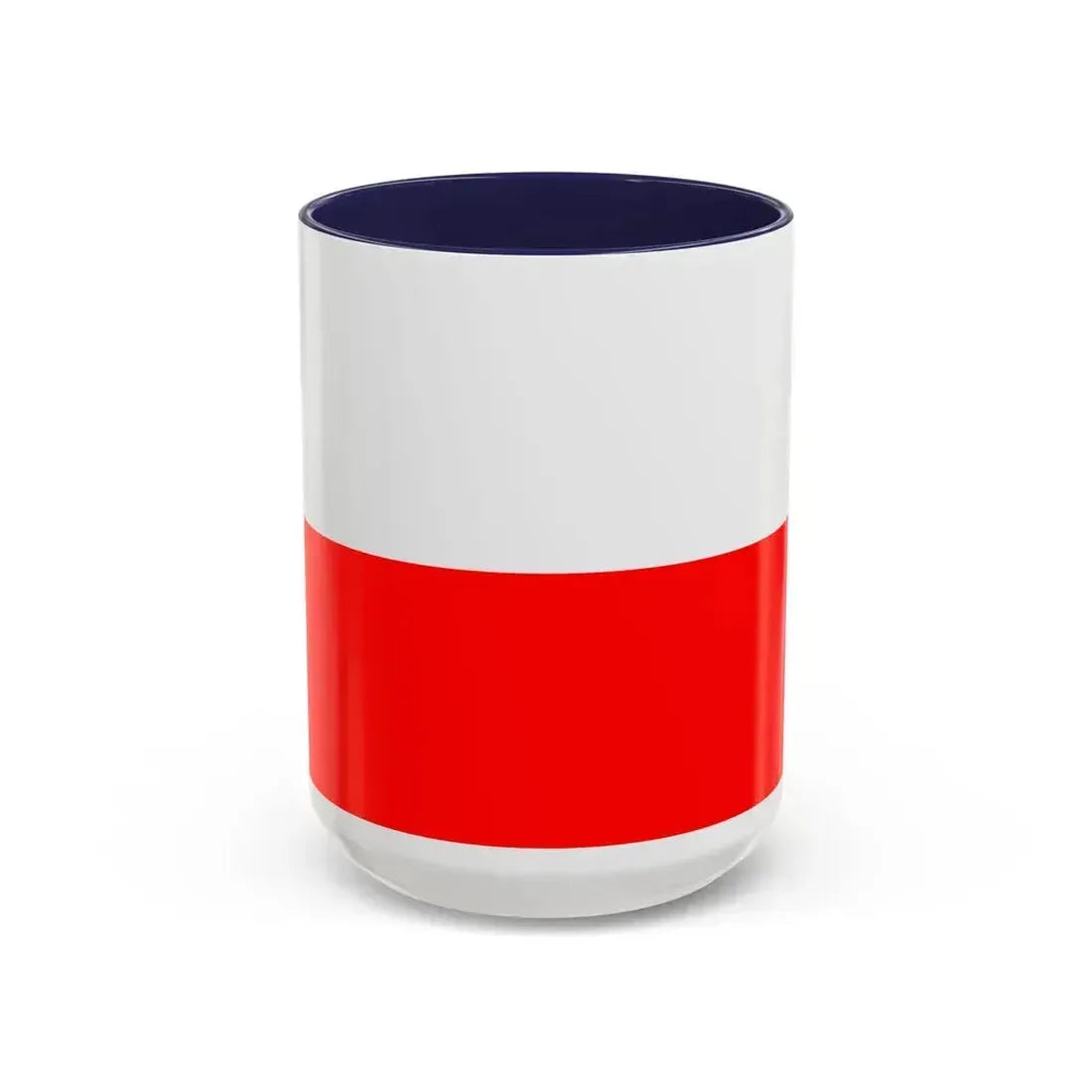 Flag of Lucca Italy - Accent Coffee Mug 15oz Navy - Go Mug Yourself