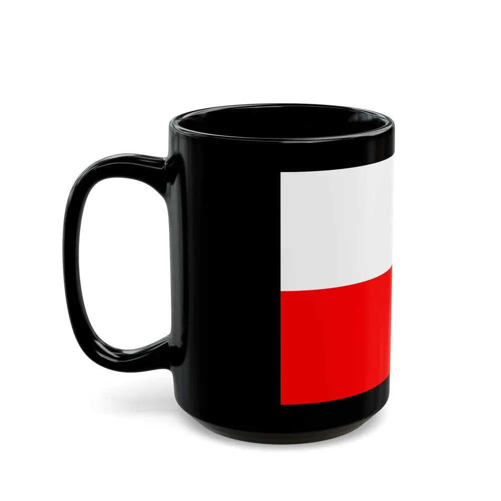 Flag of Lucca Italy - Black Coffee Mug-Go Mug Yourself