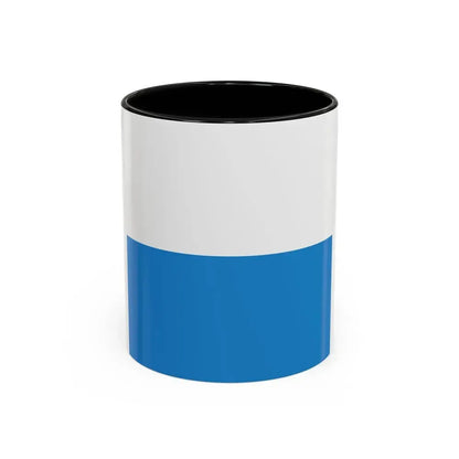 Flag of Lucerne Switzerland - Accent Coffee Mug 11oz Black - Go Mug Yourself