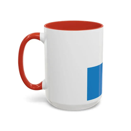 Flag of Lucerne Switzerland - Accent Coffee Mug - Go Mug Yourself