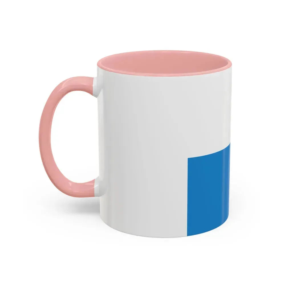 Flag of Lucerne Switzerland - Accent Coffee Mug - Go Mug Yourself