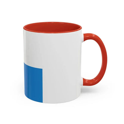 Flag of Lucerne Switzerland - Accent Coffee Mug - Go Mug Yourself