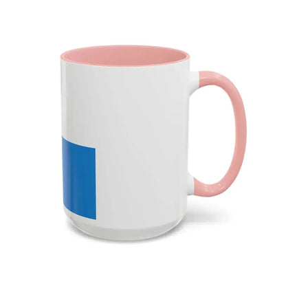 Flag of Lucerne Switzerland - Accent Coffee Mug - Go Mug Yourself