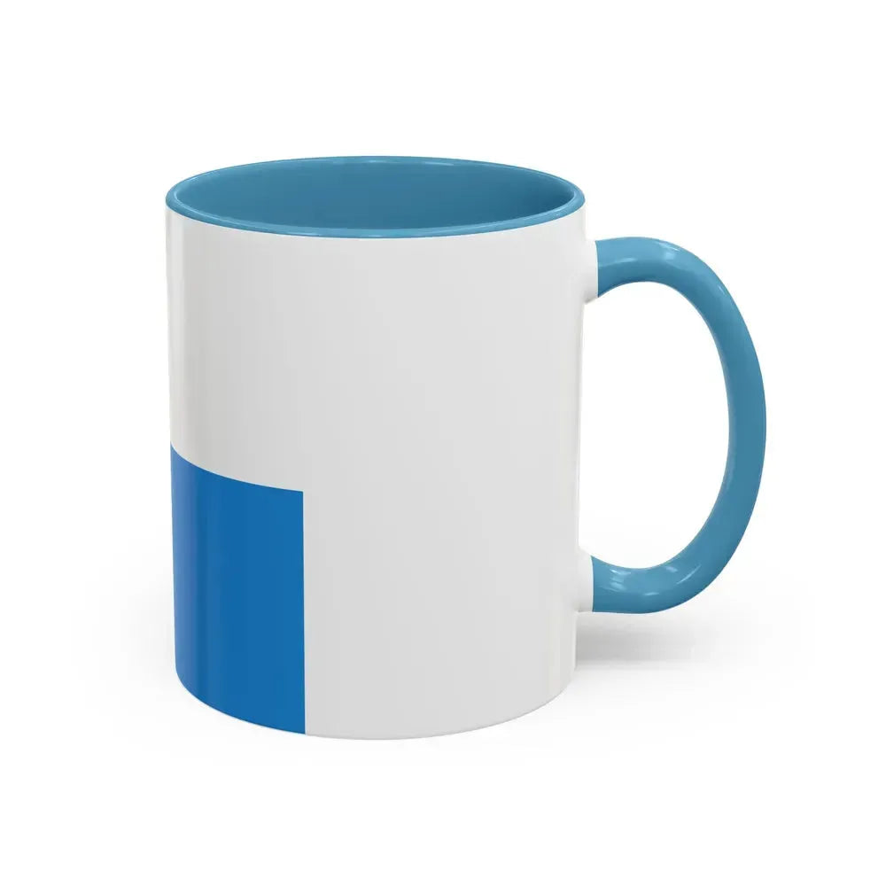 Flag of Lucerne Switzerland - Accent Coffee Mug - Go Mug Yourself