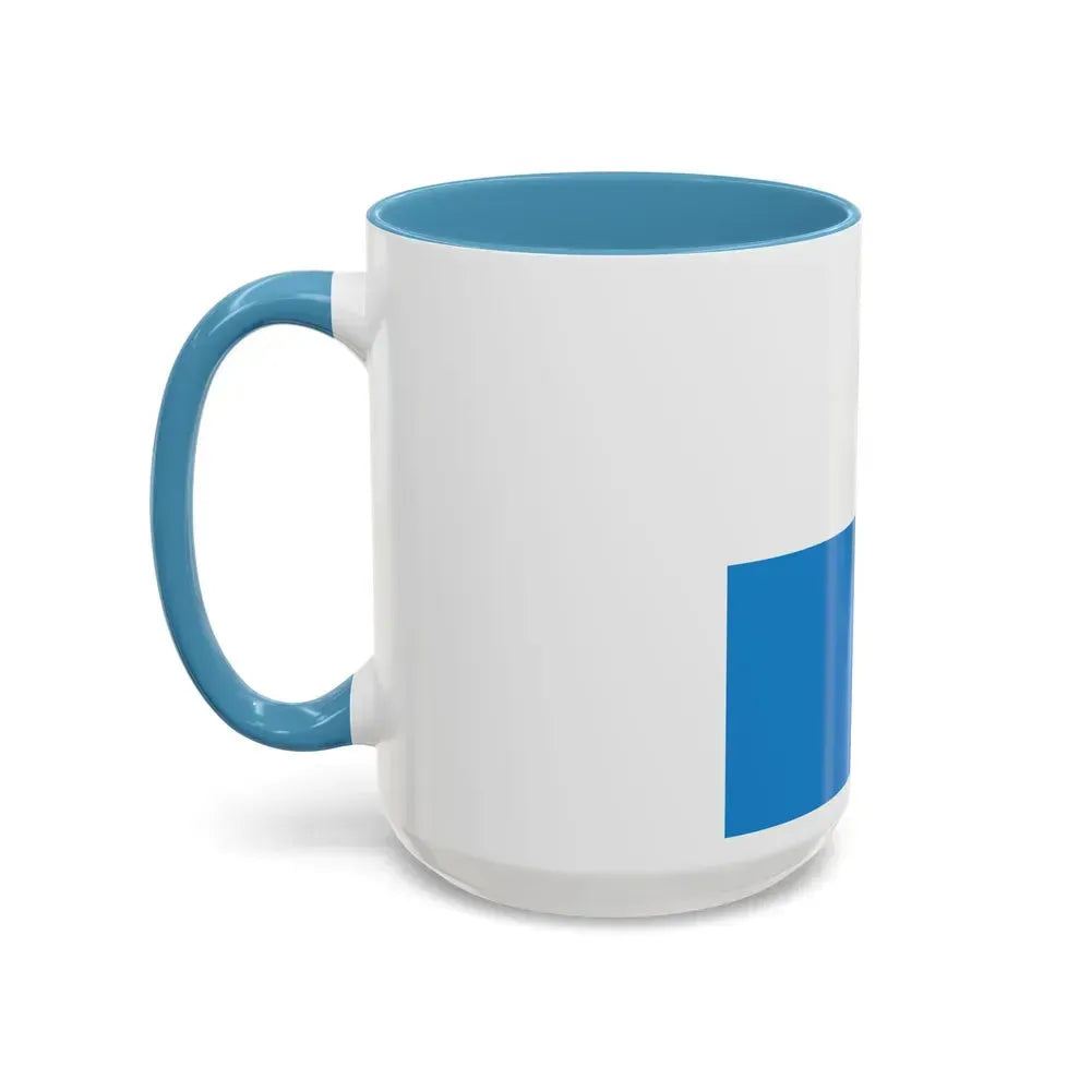 Flag of Lucerne Switzerland - Accent Coffee Mug - Go Mug Yourself