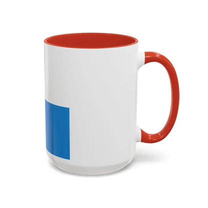 Flag of Lucerne Switzerland - Accent Coffee Mug - Go Mug Yourself