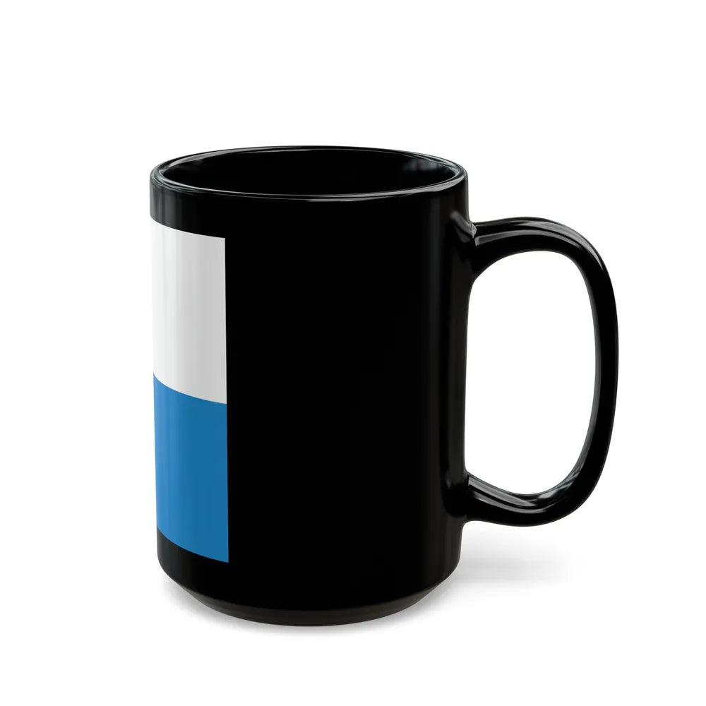 Flag of Lucerne Switzerland - Black Coffee Mug-Go Mug Yourself