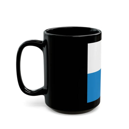 Flag of Lucerne Switzerland - Black Coffee Mug-Go Mug Yourself