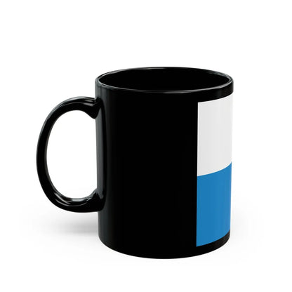 Flag of Lucerne Switzerland - Black Coffee Mug-Go Mug Yourself