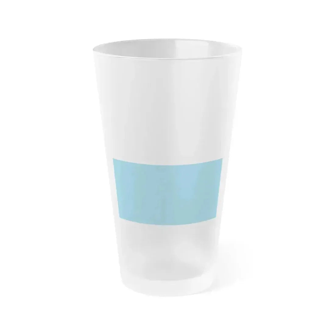 Flag of Lucerne Switzerland - Frosted Pint Glass 16oz 16oz Frosted - Go Mug Yourself