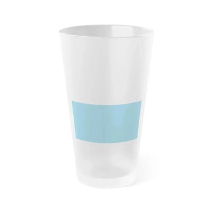 Flag of Lucerne Switzerland - Frosted Pint Glass 16oz 16oz Frosted - Go Mug Yourself