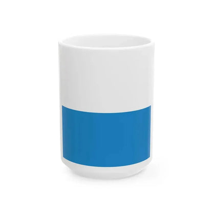 Flag of Lucerne Switzerland - White Coffee Mug 15oz - Go Mug Yourself