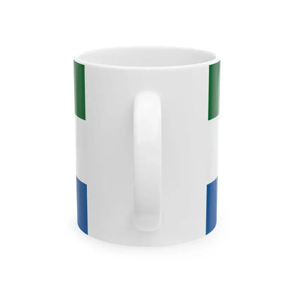 Flag of Ludanyhalaszi (Hungary) White Coffee Mug - Go Mug Yourself