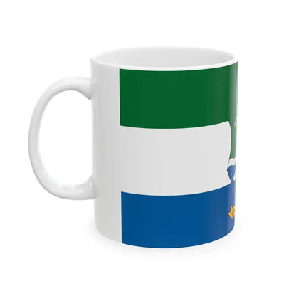 Flag of Ludanyhalaszi (Hungary) White Coffee Mug - Go Mug Yourself