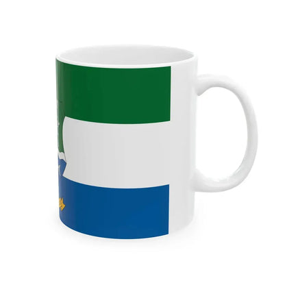 Flag of Ludanyhalaszi (Hungary) White Coffee Mug - Go Mug Yourself