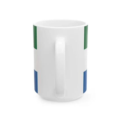 Flag of Ludanyhalaszi (Hungary) White Coffee Mug - Go Mug Yourself