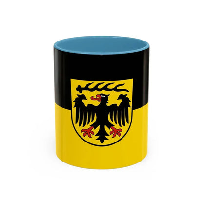 Flag of Ludwigsburg Germany - Accent Coffee Mug 11oz Light Blue - Go Mug Yourself