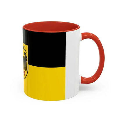 Flag of Ludwigsburg Germany - Accent Coffee Mug - Go Mug Yourself