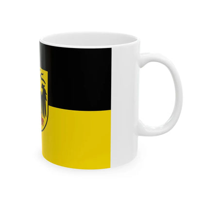 Flag of Ludwigsburg Germany - White Coffee Mug-Go Mug Yourself