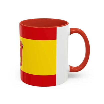 Flag of Ludwigshafen am Rhein Germany - Accent Coffee Mug - Go Mug Yourself