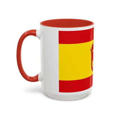 Flag of Ludwigshafen am Rhein Germany - Accent Coffee Mug - Go Mug Yourself