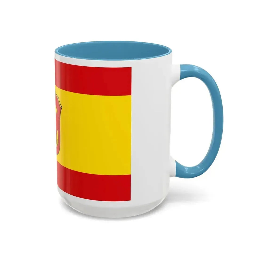Flag of Ludwigshafen am Rhein Germany - Accent Coffee Mug - Go Mug Yourself