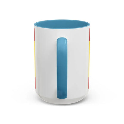 Flag of Ludwigshafen am Rhein Germany - Accent Coffee Mug - Go Mug Yourself